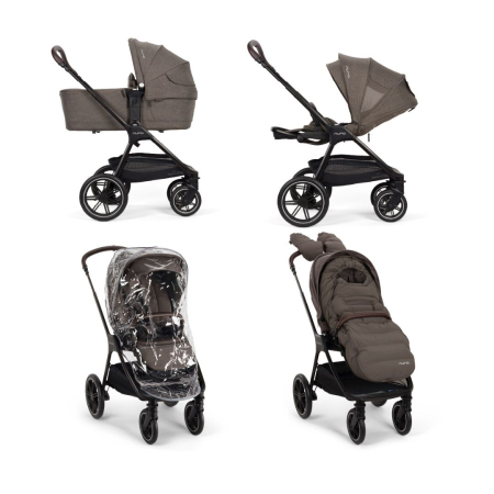 CARUCIOARE - Nuna - Carucior 2 in 1 TRIV lx Chestnut cu set de accesorii pentru toate anotimpurile