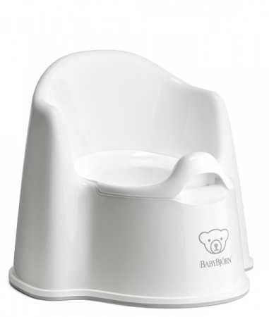 Olite si reductoare wc - Olita cu protectie spate Potty Chair White