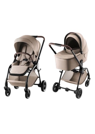 CARUCIOARE MULTIFUNCTIONALE - Pachet cărucior pentru copii, 2 în 1, Britax Römer Rio, Teak