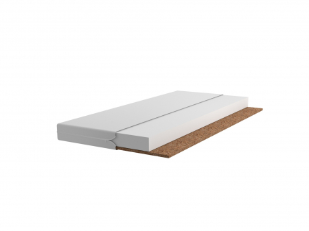 Pat din lemn atasabil  Gri  Kubi pentru bebelusi - cu saltea - 180x60 [2]