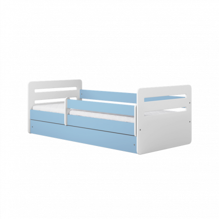 Pat pentru baieti cu sertar Clasic- Blue [2]