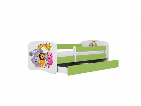 Pat pentru copii cu sertar Babydreems-Zoo [5]