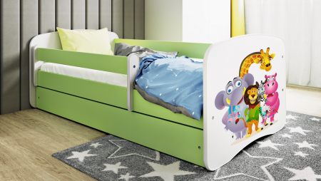 Home /  Patuturi bebelusi si copii /  Patut Junior - Pat pentru copii cu sertar Babydreems-Zoo