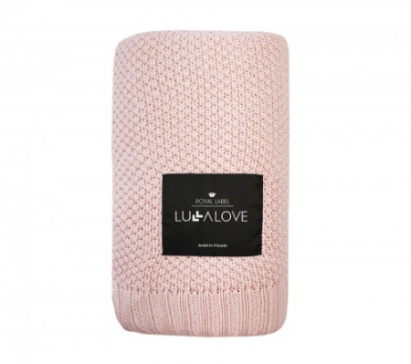 Paturi si museline - Patura bambus 80 x 100cm - Powder Rose Macaroon