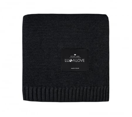 PUERICULTURA - Paturica Bebelusi Bambus 80 x 100cm - Black Clasic