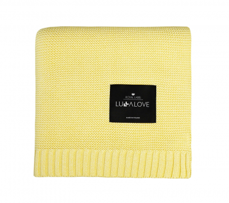 PUERICULTURA - Paturica Bebelusi Bambus 80 x 100cm  - Lemon Clasic