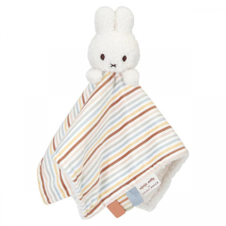 Jucarii de plus - Paturica bebelusi Miffy Vintage Sunny Stripes  - Little Dutch