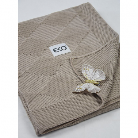 Paturica din Bambus, Eko, 80x100 cm, Carouri, Bej [3]