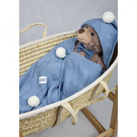 Paturica din Bambus, Eko, 80x80 cm, Jeans [3]