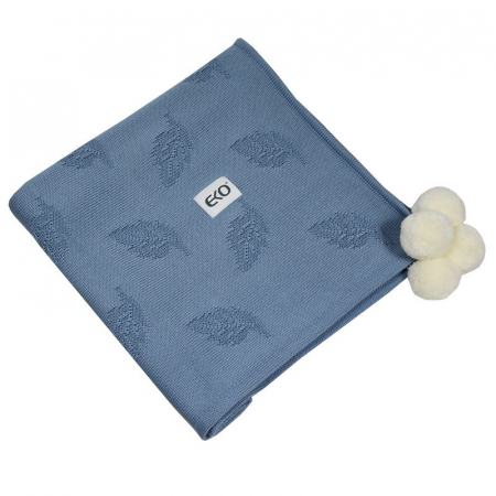 Paturica din Bambus, Eko, 80x80 cm, Jeans [0]