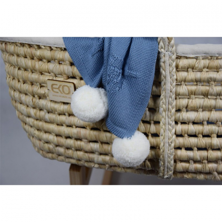 Paturica din Bambus, Eko, 80x80 cm, Jeans [1]