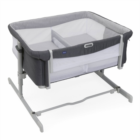 Pauturi cosleeping - Patut atasabil pentru gemeni Chicco Next 2 Me Twins, MagnetGrey (Gri), 0luni+