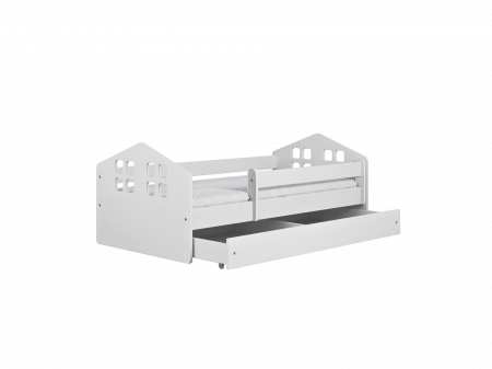 Patut copii 3 ani + 140 x 80, cu sertar depozitare si saltea - Casper [2]