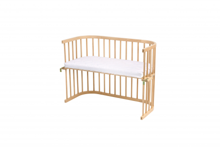 Patut din lemn masiv evolutiv 5 in 1 leagan-patut-birou-cosleeper-tarc de joaca - Natural [5]