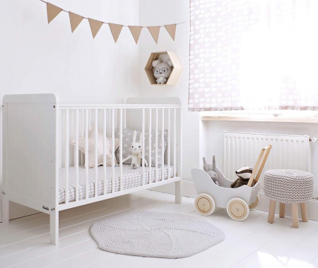 pat reglabil din lemn masiv pentru nou nascuti woodie [3]