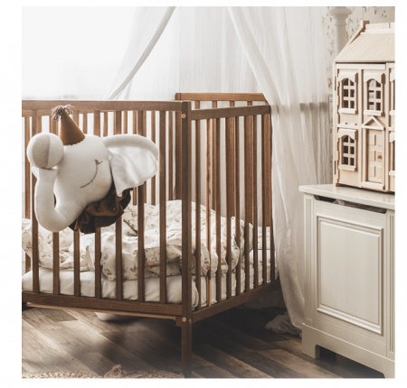 Patut din lemn pentru bebe, inaltime saltea reglabila, Stardust  Craft vintage 120  60 cm [5]