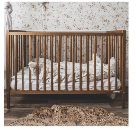 Patut din lemn pentru bebe, inaltime saltea reglabila, Stardust  Craft vintage 120  60 cm [4]