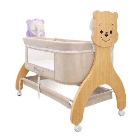 CAMERA COPILULUI - Patut Multifunctional cu leganare electrica, sunete si Bluetooth, AppeKids - Buggy
