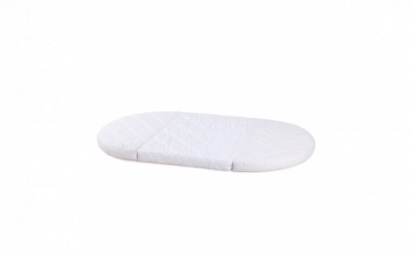 Patut Oval evolutiv-din lemn 7in1 cu saltea -natural -Bambus [9]