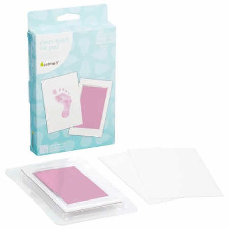 Kit amprenta cu cerneala pentru piciorus - roz [4]