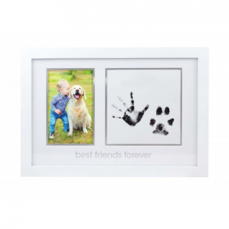 Cadouri baby shower - Kit rama foto amprente cerneala - Best Friends Forever