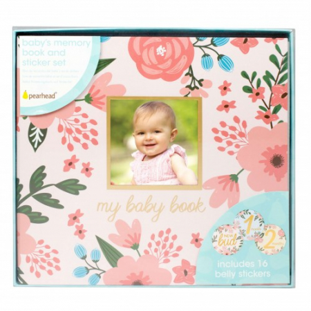 Pearhead - Set cadou caietul bebelusului model floral [7]