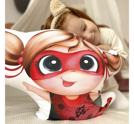 Perna bebe Superhero Ladybug girl [1]