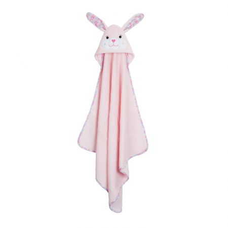 Prosop de baie cu gluga, Zoocchini, 76x76cm, Happy Bunny [1]