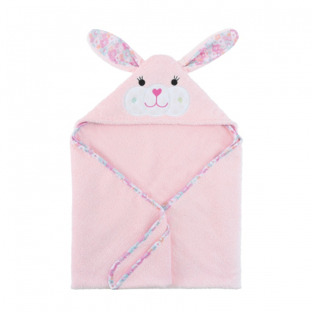 Prosop de baie cu gluga, Zoocchini, 76x76cm, Happy Bunny [0]