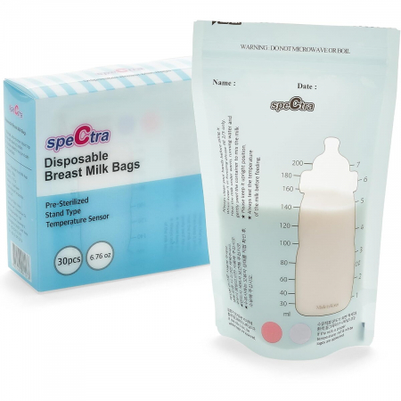 Pungi stocare lapte matern cu fermoar - set 30 buc. [1]