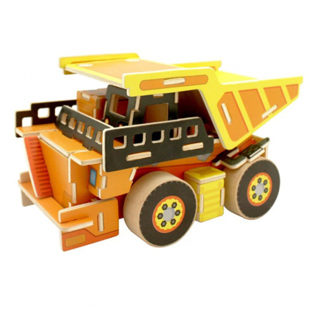 Jucarii educative - Puzzle 3D Basculanta, Robotime, Lemn, 54 piese, VE203
