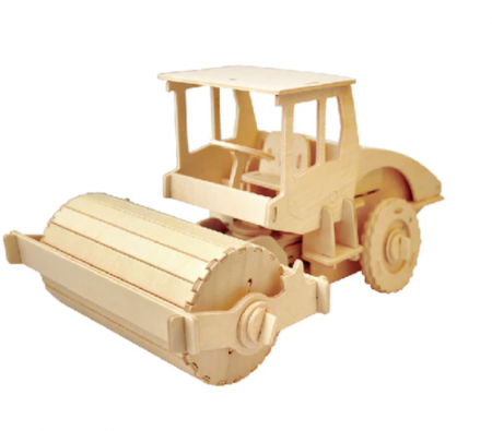 Jucarii educative - Puzzle 3D Masini cu telecomanda, Roller, Robotime, Lemn, 78 Piese, V310
