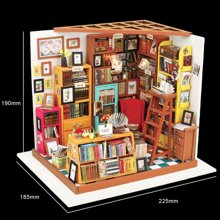 Puzzle 3D Minicasuta de papusi Biroul lui Sam, RoLife, DG102 [1]