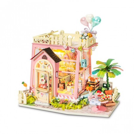 Jucarii educative - Puzzle 3D Minicasuta Holiday Party Time, RoLife, 144 piese, DG153