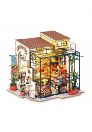 Jucarii educative - Puzzle 3D Minicasuta verde Floraria Emily, RoLife, DG145