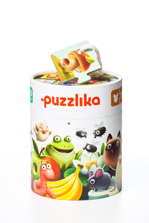 Puzzle-uri educative - Puzzle Cubika, Ce mananca