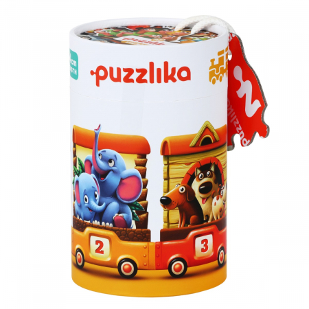Puzzle-uri educative - Puzzle, Cubika, Trenuletul Vesel