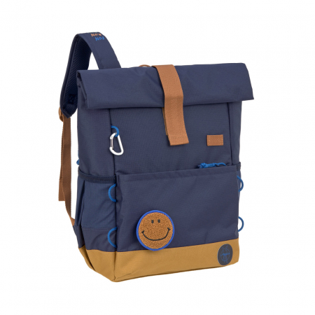Ghiozdane si rucsace copii - Rucsac Medium Rolltop, Little Gang Navy