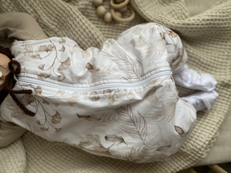 Sac de dormit cu picioare, bumbac muselina 1 Tog, Light Boho, S, 1-3 ani [3]