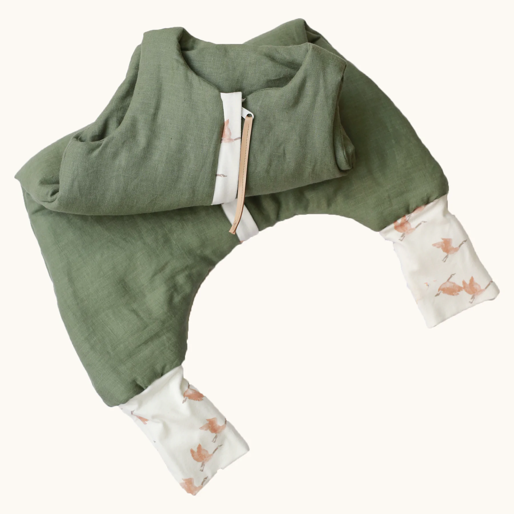 Saci de dormit - Sac de dormit cu picioare, in cu umplutura 2-2.5 Tog, tot parcusul anului, Forest Green, 86 92, 2-3 ani