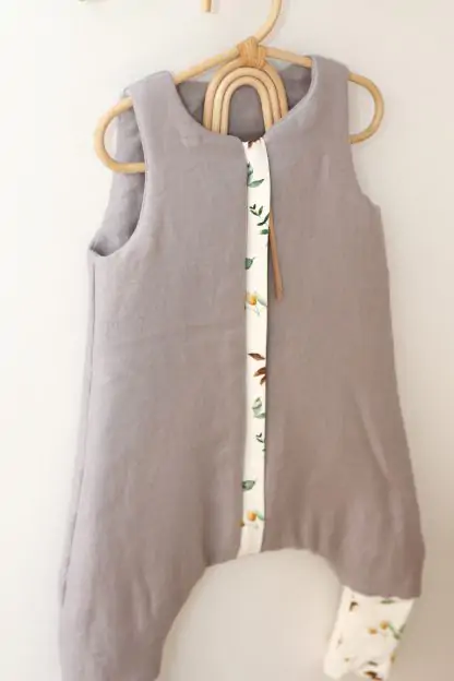 Sac de dormit cu picioare, in cu umplutura 2-2.5 Tog, tot parcusul anului, Grey, 74 80, 1-2 ani [3]