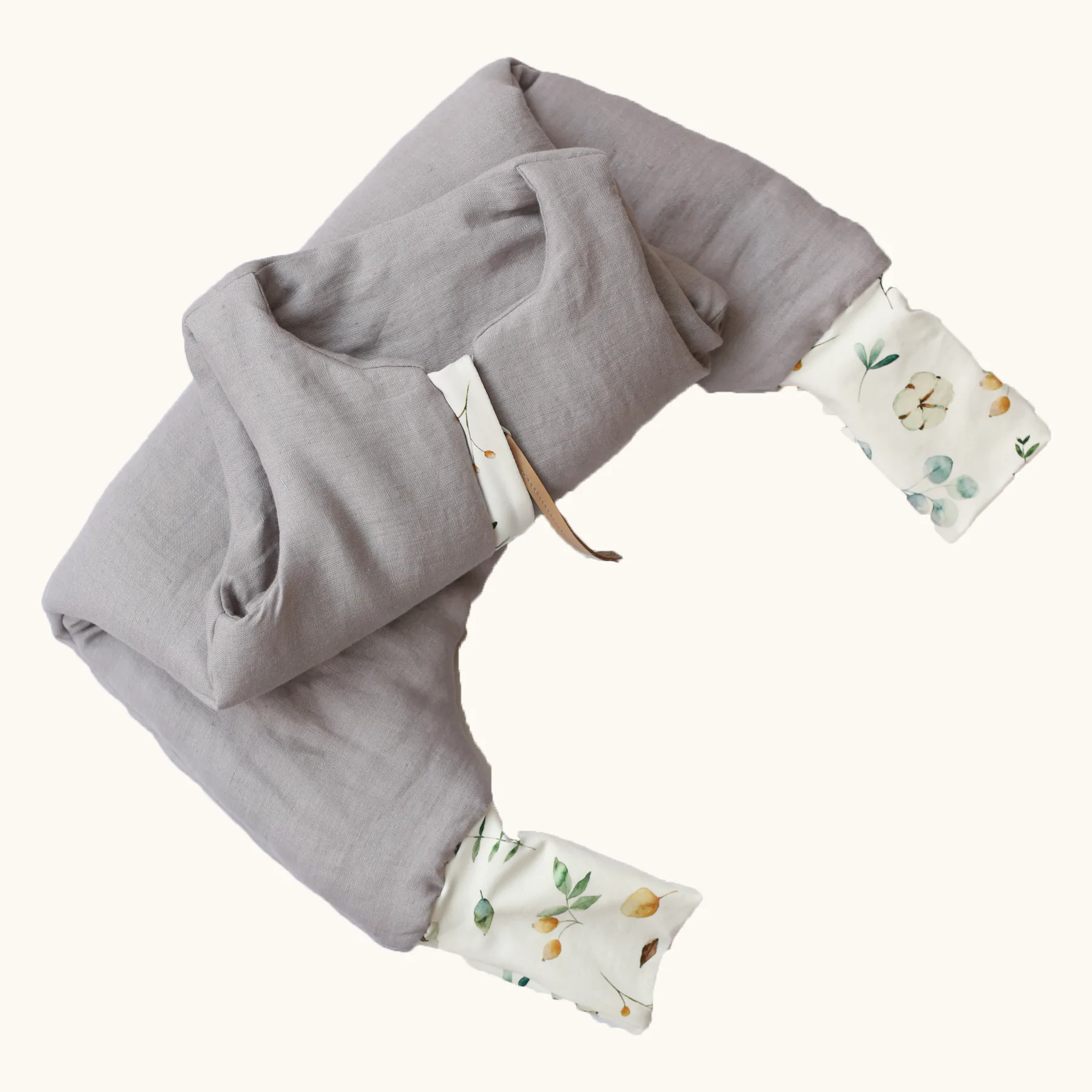 Saci de dormit - Sac de dormit cu picioare, in cu umplutura 2-2.5 Tog, tot parcusul anului, Grey, 74 80, 1-2 ani