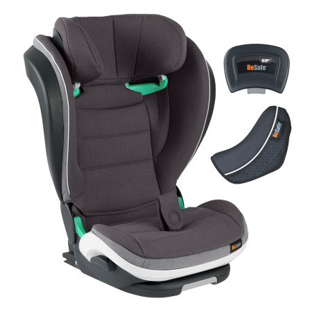 SCAUNE AUTO PANA LA VARSTA DE  12 ANI - Scaun auto copii iZi Flex Fix i-Size - Metallic Mélange de la 4 la 12 ani