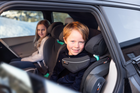 Scaun auto copii BeSafe iZi Flex Fix i-Size - Peak Mesh de la 4 la 12 ani [5]