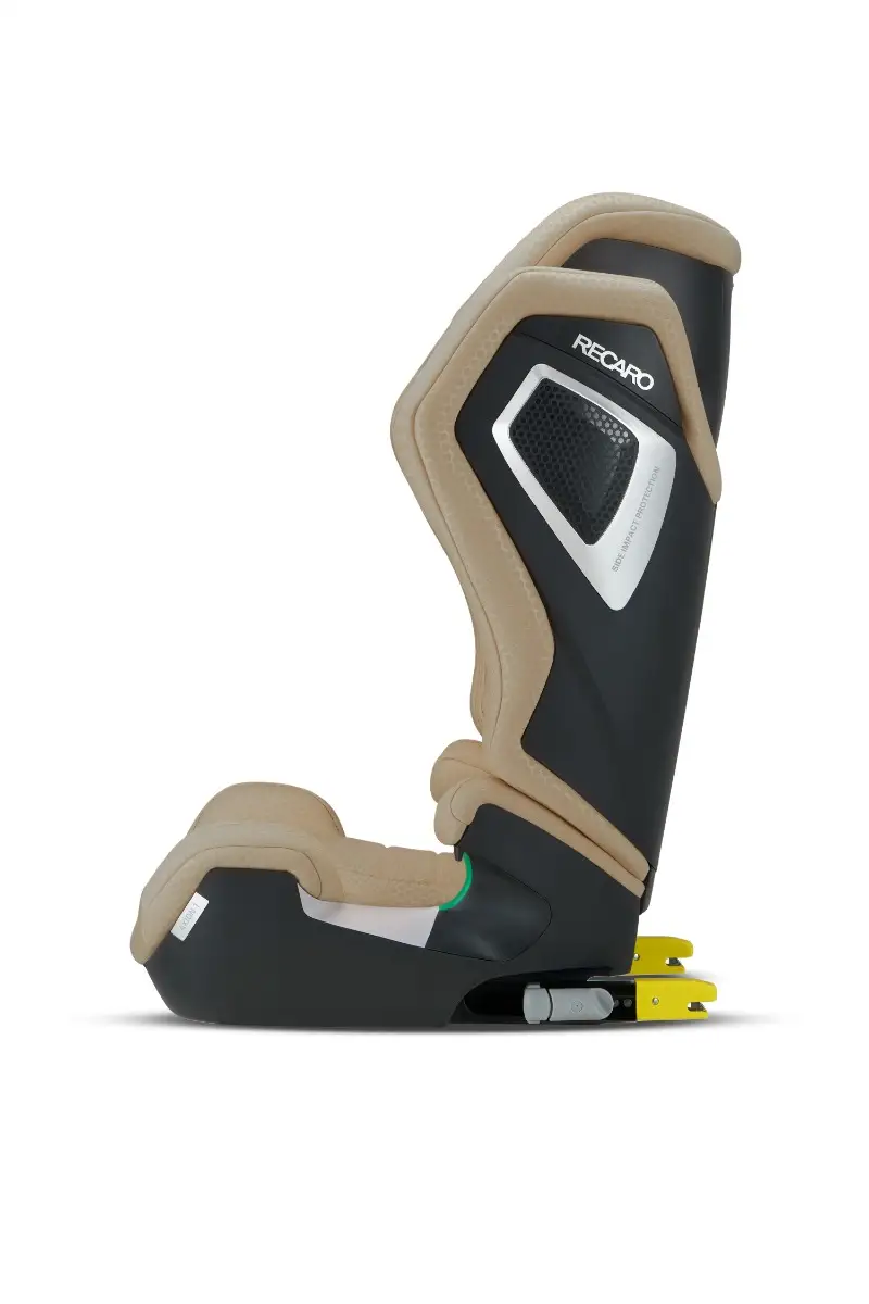 caun Auto cu Isofix Recaro Axion 1 R129, 3–12 ani, Elegant Beige – Siguranță & Confort German [3]