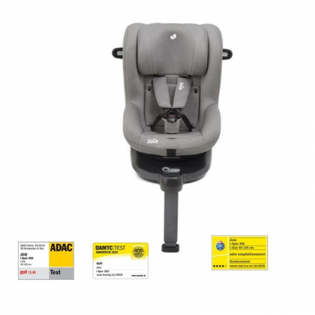 Scaun auto Joie i-Spin 360° Gray Flannel, nastere - la 4 ani  cu baza IZOFIX -Testat ADAC [7]