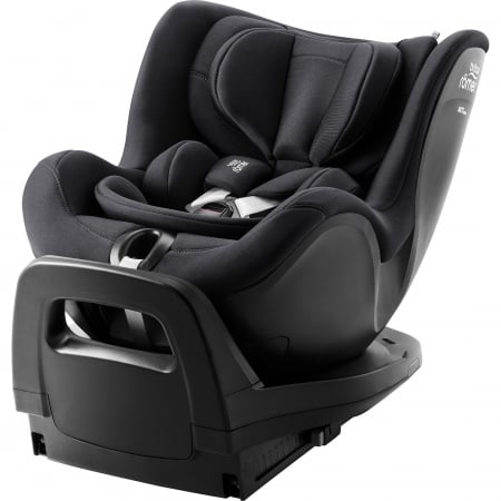 SCAUNE AUTO PANA LA 4 ANI (0-18 kg) - Scaun auto pentru copii Britax Römer, rotativ, cu bază ISOFIX, 0 luni-4 ani, 40-105 cm, 0-19 kg, Isofix, DUALFIX PRO Deep Black