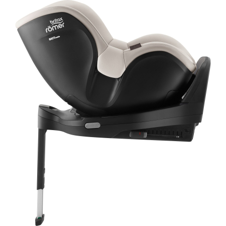 Scaun auto pentru copii Britax Römer, rotativ, cu bază ISOFIX, 0 luni-4 ani, 40-105 cm, 0-19 kg, Isofix, DUALFIX PRO Soft Taupe [3]