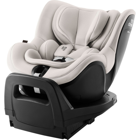 SCAUNE AUTO PANA LA 4 ANI (0-18 kg) - Scaun auto pentru copii Britax Römer, rotativ, cu bază ISOFIX, 0 luni-4 ani, 40-105 cm, 0-19 kg, Isofix, DUALFIX PRO Soft Taupe