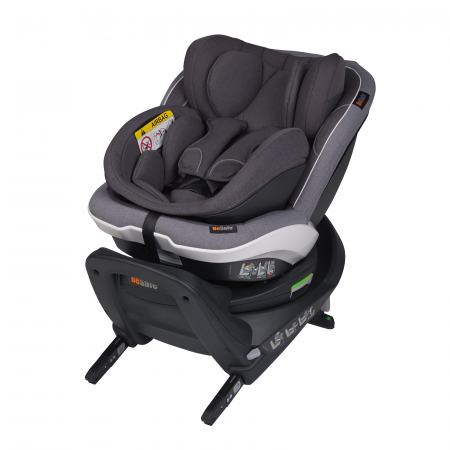 Scaun auto rotativ iZi Turn B i-Size - Metallic Melange de la nastere la 4 ani [4]